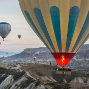 Enjoy a romantic balloon ride in Cappadocia, offering a breathtaking and unforgettable experience for couples with stunning sunrise views