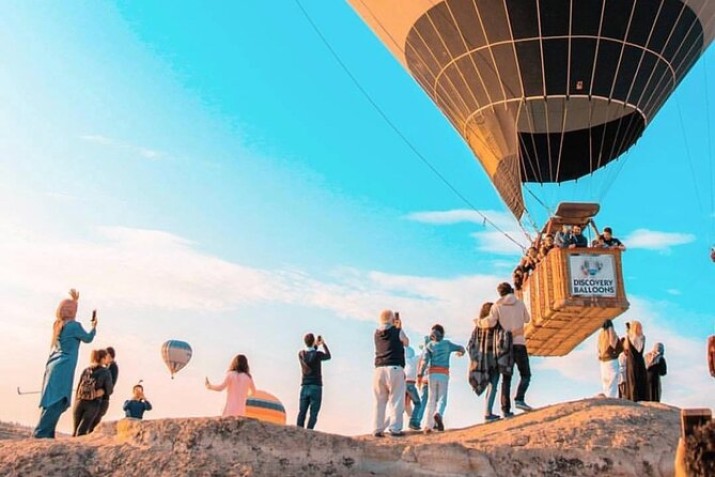 Experience a magical hot air balloon ride in Cappadocia enjoy breathtaking views of fairy chimneys and valleys at sunrise, book your flight now