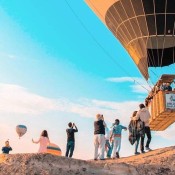 Experience a magical hot air balloon ride in Cappadocia enjoy breathtaking views of fairy chimneys and valleys at sunrise, book your flight now